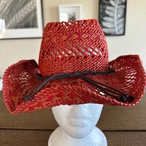 Sun N Sand Straw Cowgirl Hat